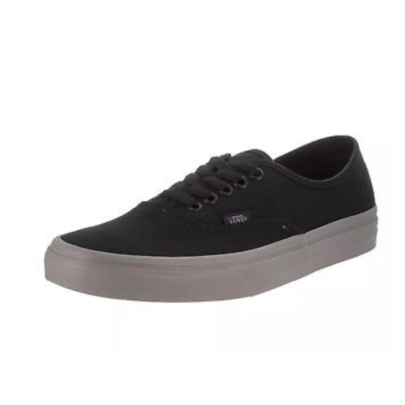 Vans Authentic Pop Black Frost Grey Shoes - Picture 3 of 5